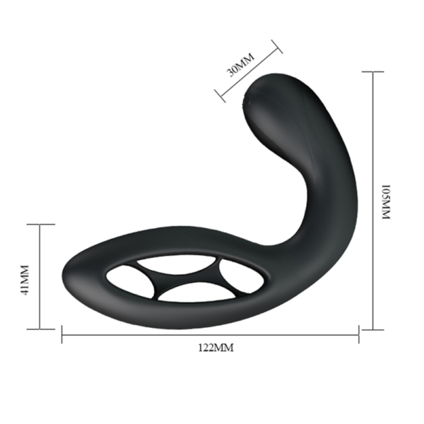 Plug Anal de alta estimulación prostática Recargable - Imagen 4