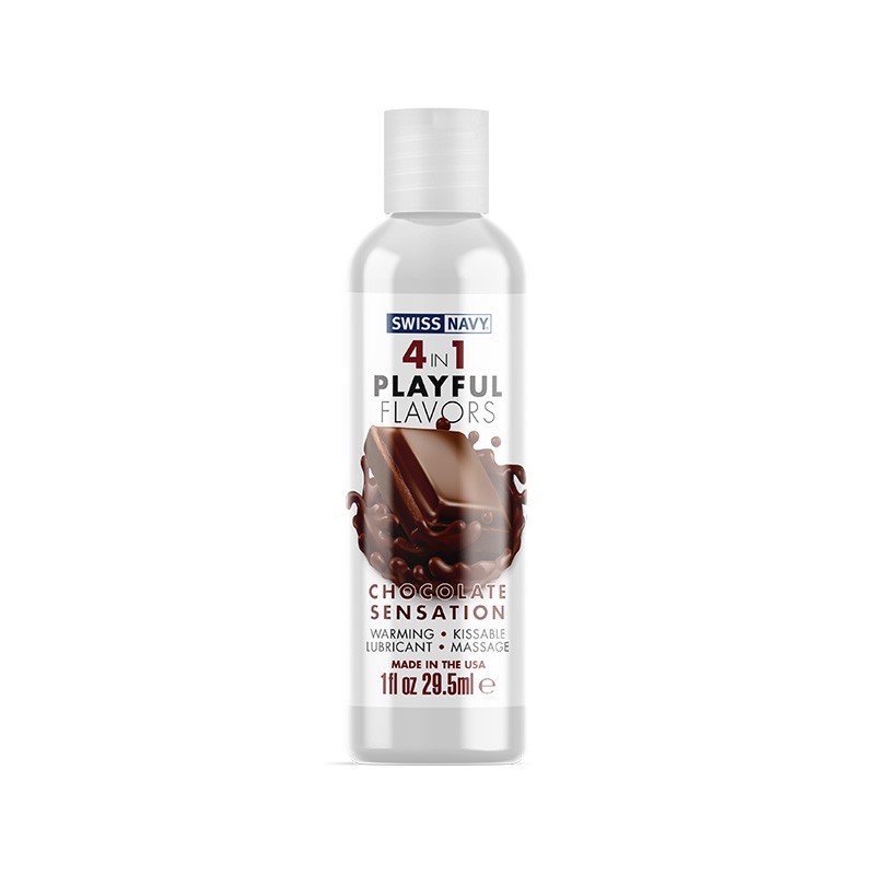4 en 1 gel calido comestible chocolate