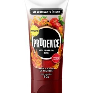 Gel Lubricante Íntimo Prudence Frutilla Fire 60 G