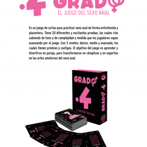 Juego de Cartas de Sexo Anal Grado 4