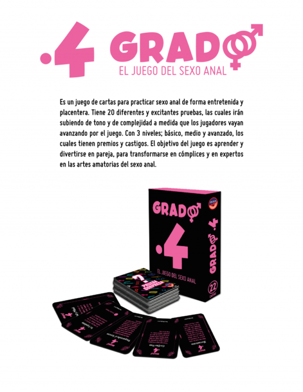 Juego de Cartas de Sexo Anal Grado 4 - Imagen 2