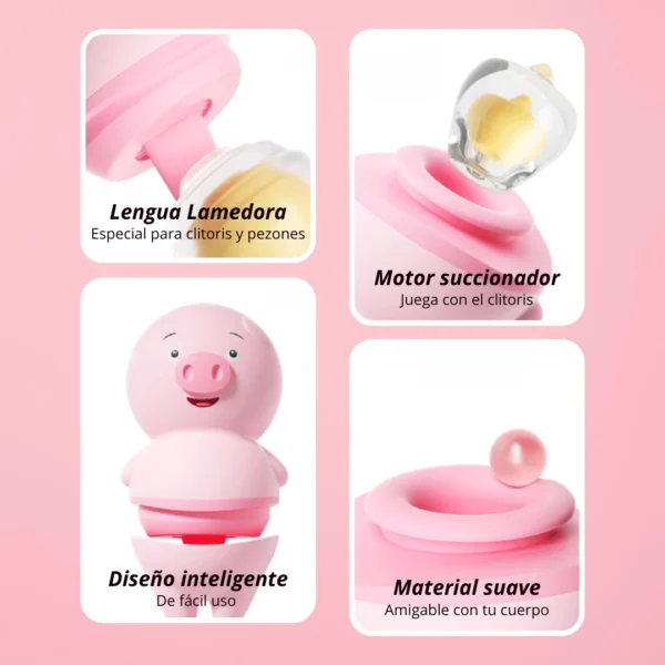 Chanchito Lamedor y Succionador 4 Chanchito Lamedor y Succionador - Imagen 2