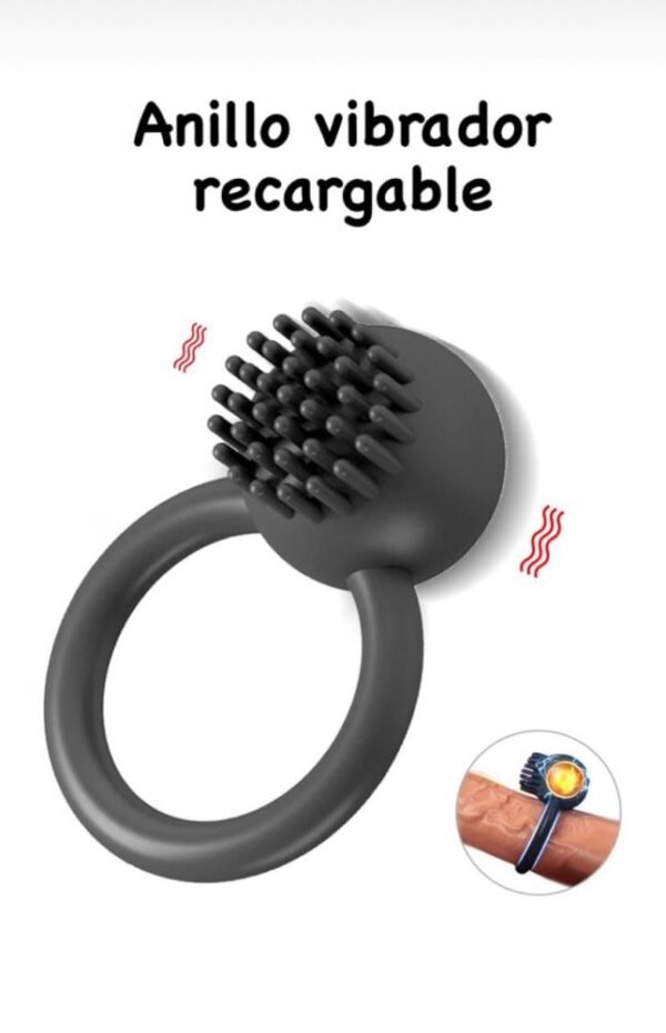 Anillo Vibrador Recargable - Imagen 5