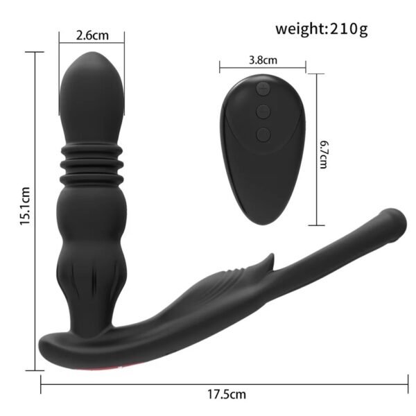 Masajeador de próstata sube y baja con control - Imagen 3