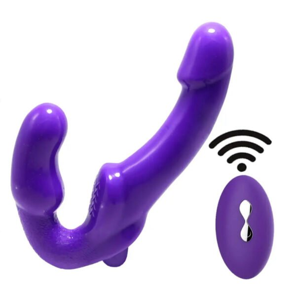 Revolver Strap on Dildo Doble Con Control