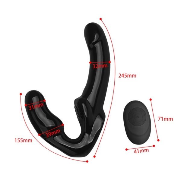 Revolver Strap on Dildo Doble Con Control - Imagen 4