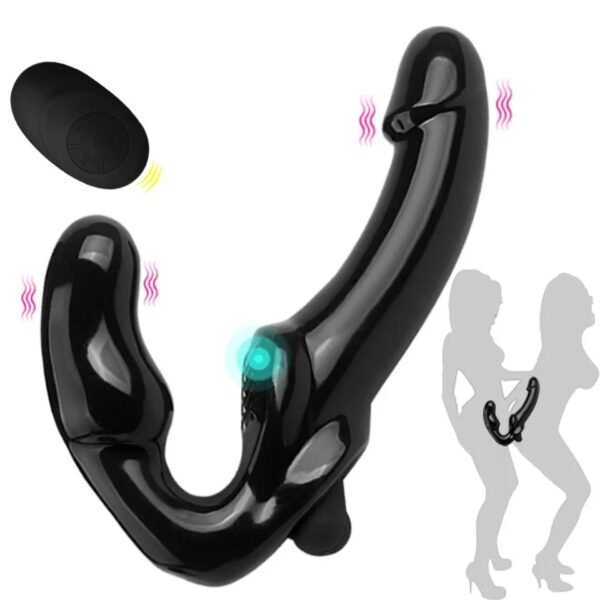 Revolver Strap on Dildo Doble Con Control - Imagen 2