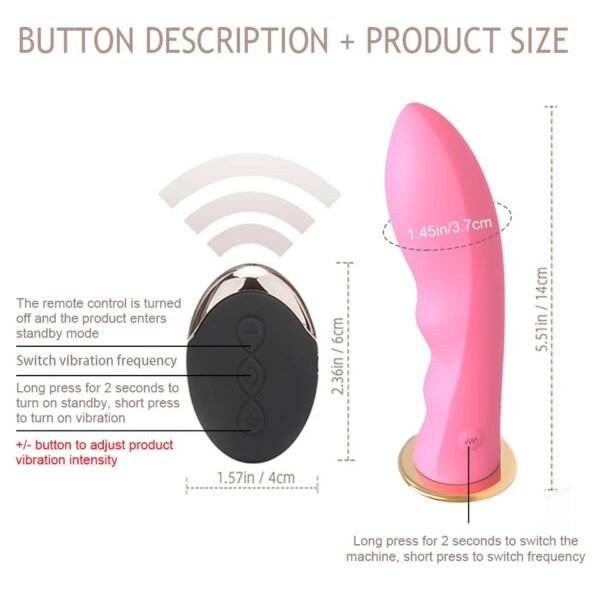 Slimline Arnés Vibrador Recargable con Mando - Imagen 3