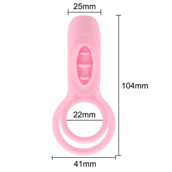 Anillo Vibrador Recargable con Control - Imagen 3