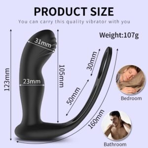 Vibrador Masajeador de Próstata con Control