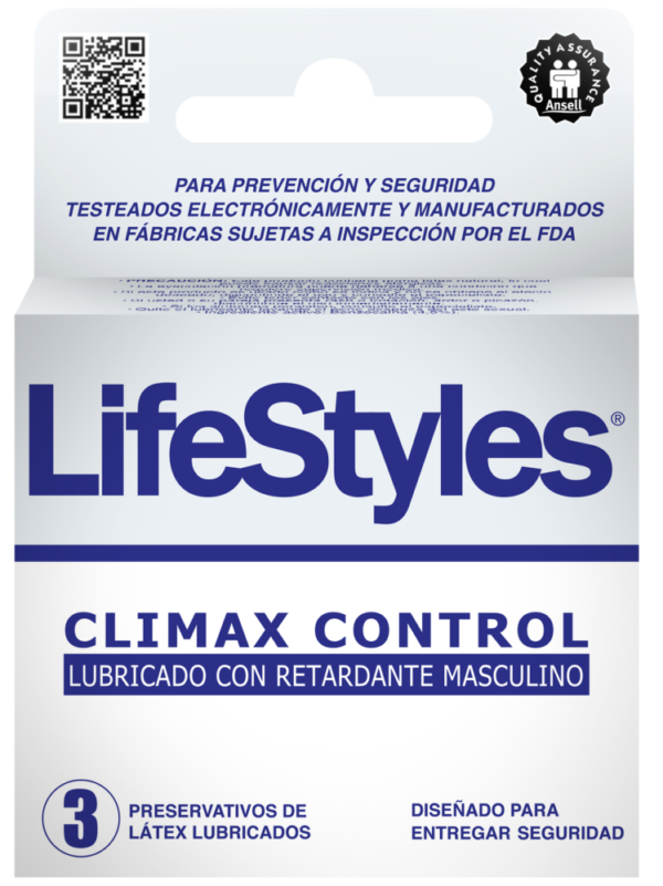Lifestyles Climax Control x 3 Unds