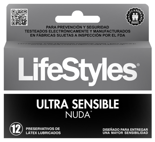 Lifestyles Preservativos Nuda - Ultra sensible x 12 unidades