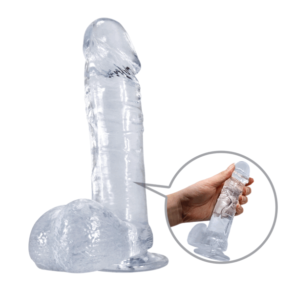 Dildo Brave Man Jelly con Base de Succión - Imagen 7