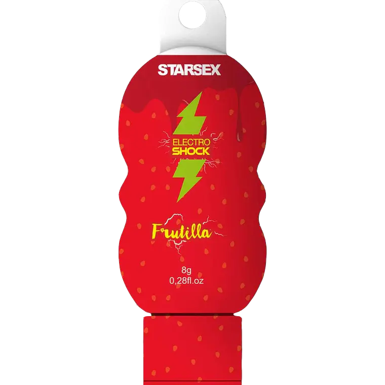 Gel Excitante Electro Shock Frutilla 2 electro frutilla