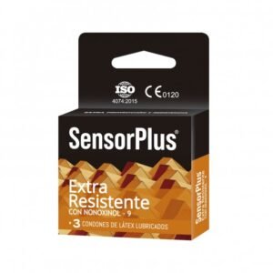 Sensor Plus – Extra Resistente Con Nonoxynol-9