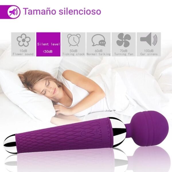 Microfono Vibrador Recargable Qualge - Imagen 2