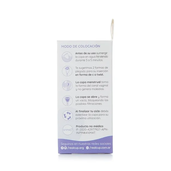 Copitas Menstruales- Set de 2 Talla S y M - Imagen 5