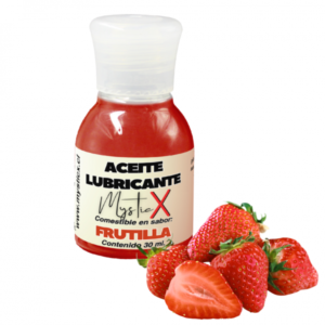 Aceite Lubricante Comestible Mystic X Frutilla 30 ml.