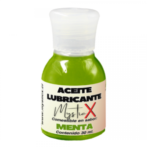 Aceite Lubricante Comestible Mystic X Menta 30 ml.