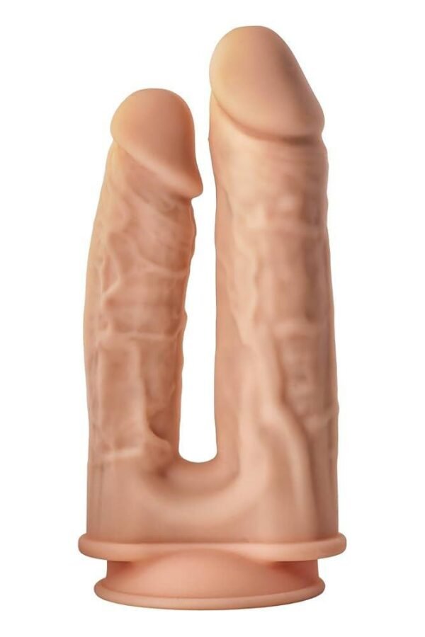 Dildo Realistico Doble Color Piel - Imagen 2