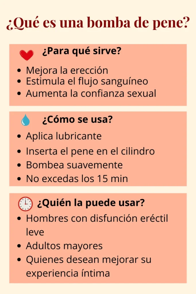 Bomba de pene: 5 beneficios reales que mejoran tu vida sexual 3 Infografia 1 1