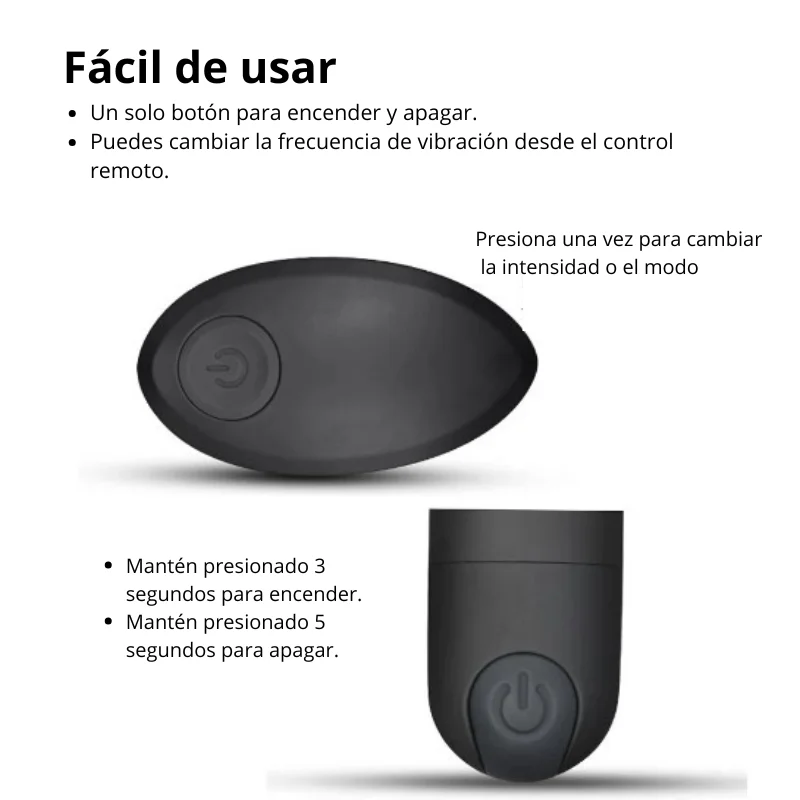 Mini balita vibradora con control: placer portátil y preciso 5 facil de usar