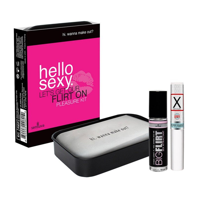 hello sexy kit labial y perfume unisex con feromonas