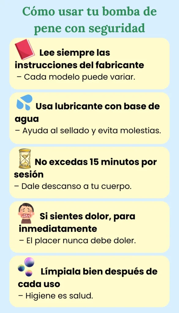 Bomba de pene: 5 beneficios reales que mejoran tu vida sexual 6 infografia 3