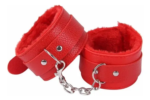 set esposas color rojo belove