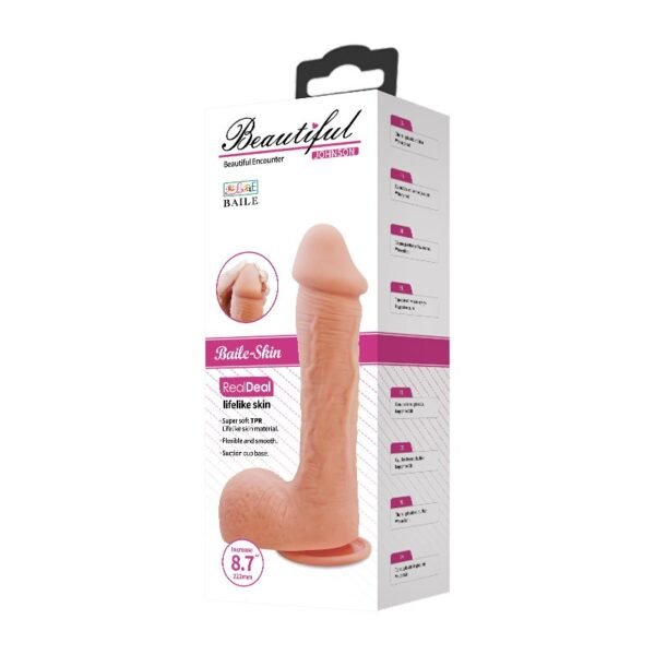 Johnson Dildo Realista Super Soft 22 cm - Imagen 3