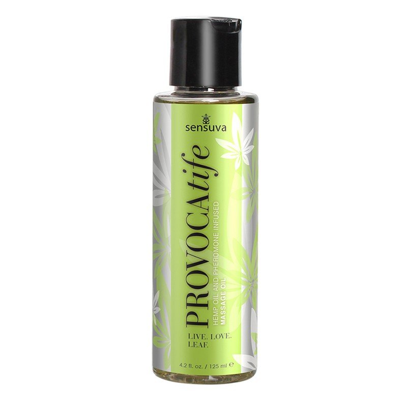 provocatife aceite de masaje con feromonas y aceite de canamo
