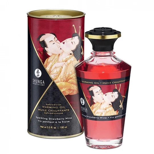 Aceite Afrodisiaco Comestible Frutilla Shunga
