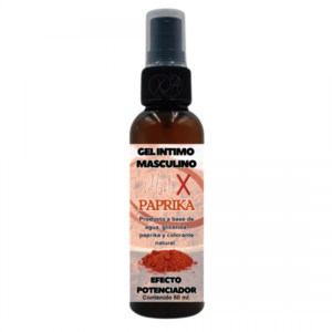 Gel Efecto Potenciador Masculino Con Paprika Mystic X 60 ml.