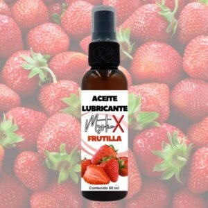 Aceite Lubricante Comestible Mystic X Frutilla 60 ml.