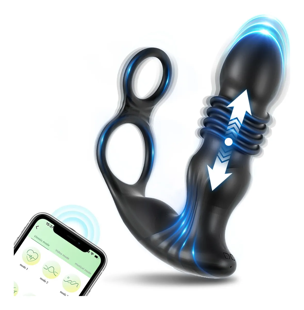 Expert Vibrador Prostático Sube y Baja con App 2 Connor Vibrador Prostatico Sube y Baja con App