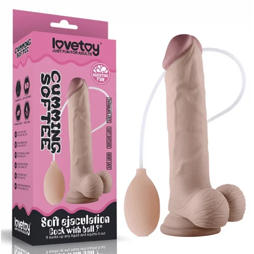 Dildo eyaculador Cumming Softee 22cm portada