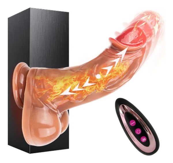 Vibrador Sube y Baja Power Cock 23cm x 6 cm - Imagen 2