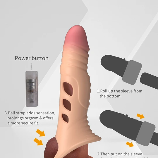 Ive Funda Extensora con Vibración 22 cms 6 Ive Funda Extensora con Vibración 22 cms - Imagen 4