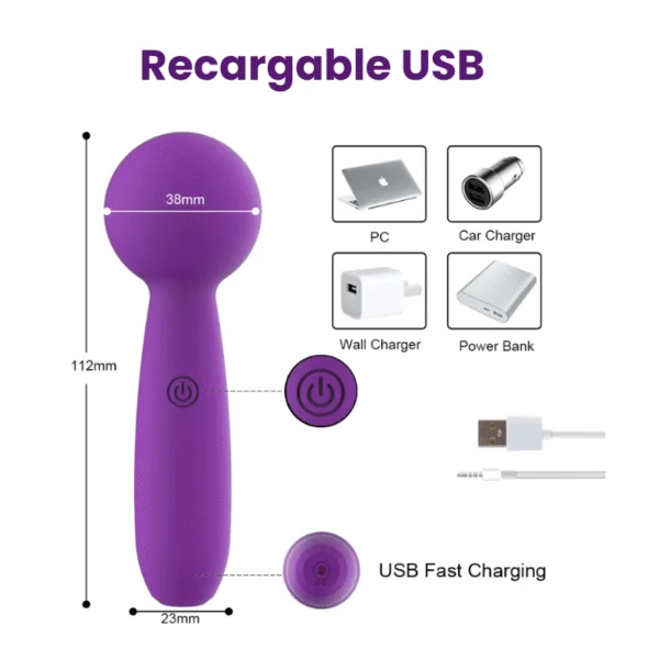 Microfono vibrador Nina Celeste 5 Microfono vibrador Nina Celeste - Imagen 3