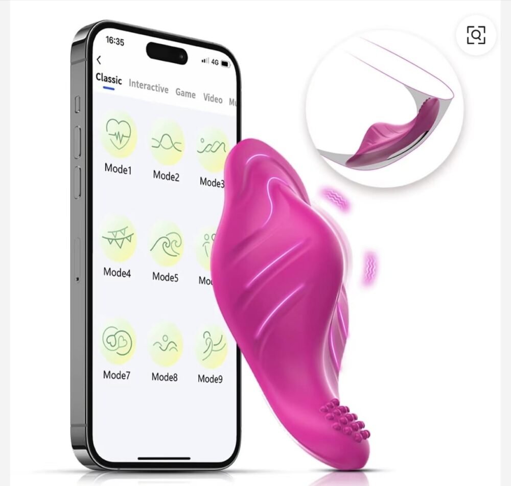 Butterfly Vibrador de Clítoris con App 2 Butterfly Vibrador de Clitoris con App