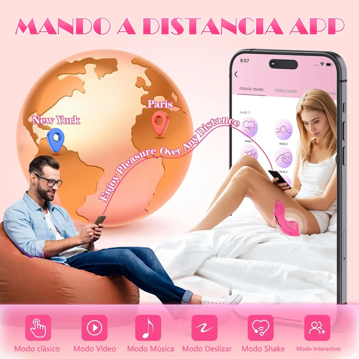 Butterfly Pro Vibrador con App 6 Butterfly Pro Vibrador con App - Imagen 4
