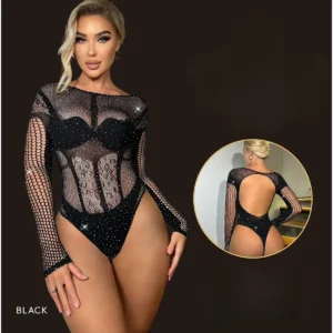 Malla Tipo Body Negra NO:W50131