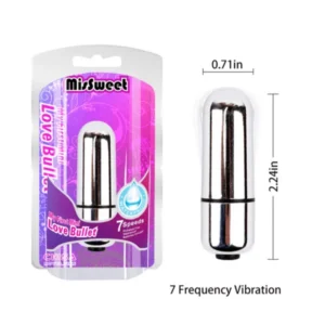 Bala vibradora Caly 5cm Missweet Chisa