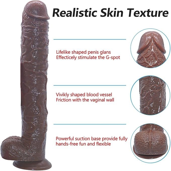 Dildo Monster Black 42 cm x 6 cm 9 Dildo Monster Black 42 cm x 6 cm - Imagen 7