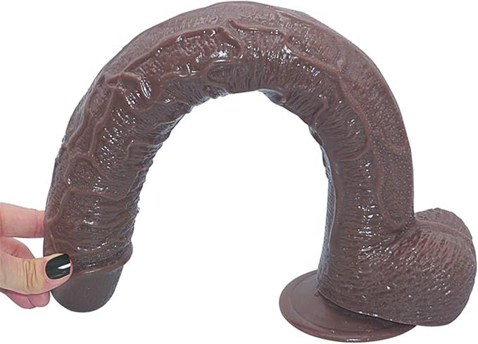 Dildo Monster Black 42 cm x 6 cm 7 Dildo Monster Black 42 cm x 6 cm - Imagen 5