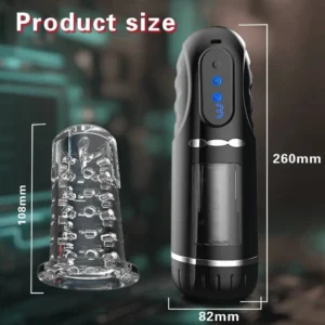 Masturbador Masculino Telescópico y Rotativo 360 Recargable