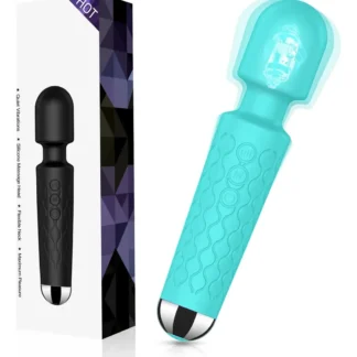 Vibrador Microfono Azul Recargable Hot Viajero