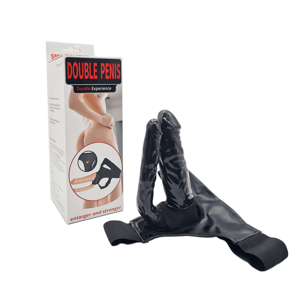 Arnes con Funda y Dildo para Doble Penetración