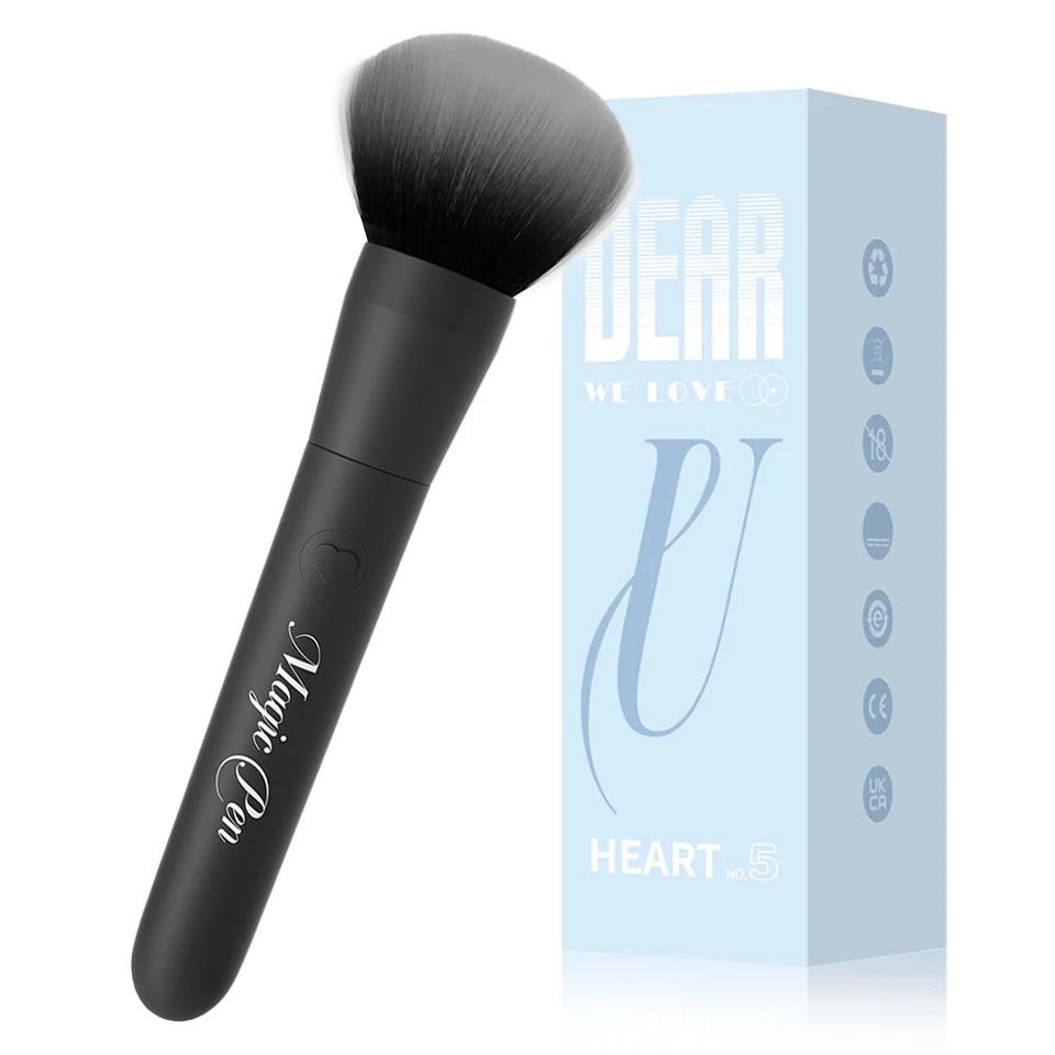 Bala Vibradora Brocha de Maquillaje Recargable